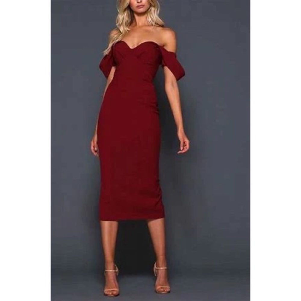 Elle Zeitoune Isla Off the Should Dress IN BLACK - Picture 2 of 7